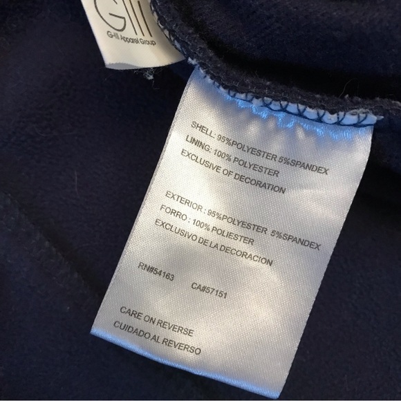 NFL Seattle Seahawks Stadium Jacket Adult Size Large Soft Shell Fleece Dark Blue - Picture 12 of 13